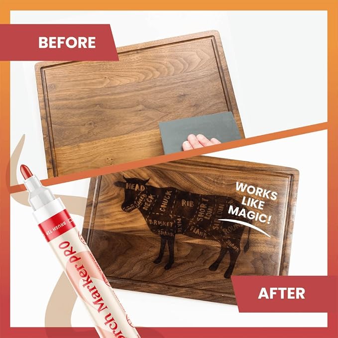 Scorch Marker - Wood Burning Marker, 2 in 1 Pyrography Kit - Image 2