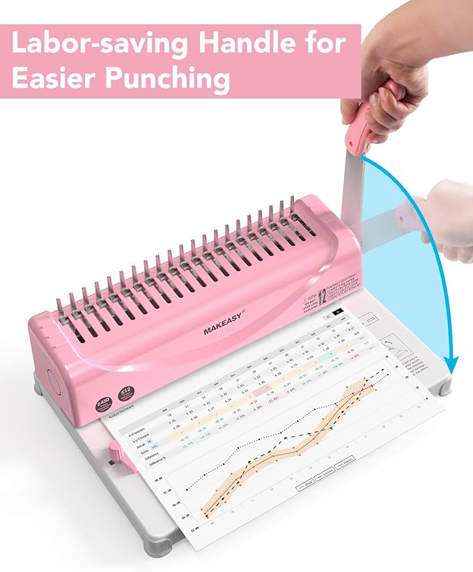 MAKEASY Binding Machine, Comb Binding Machines - Image 5