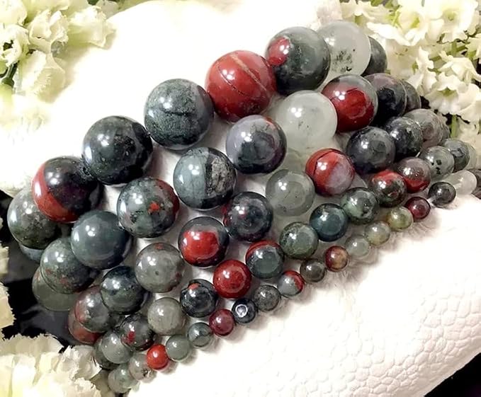 Zenkeeper 108 Pcs African Bloodstone Beads - Image 6