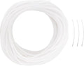 Pepperell Pony Bead Lacing – Hollow Lacing Tube Cord, Frost Color | 60 ft by PepperellCrafts