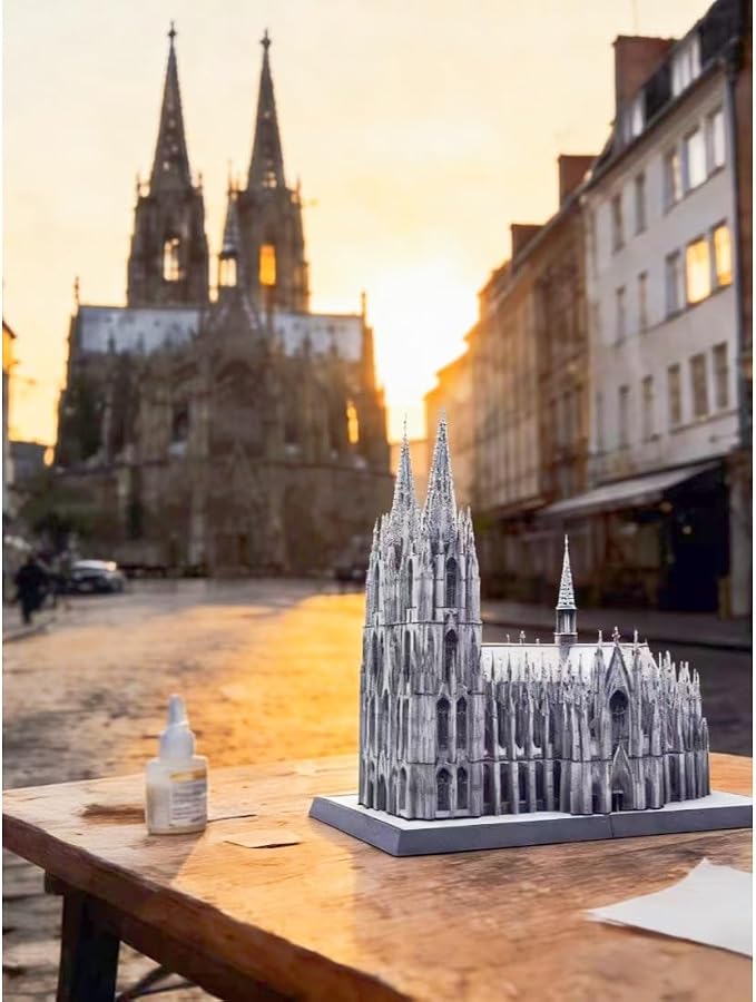 3D Puzzle for Adults, DIY Paper Model Kit - Image 6