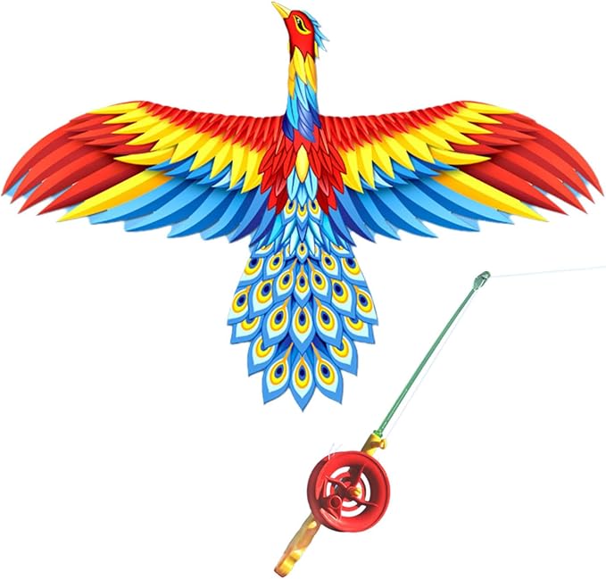 Dynamic Kites 3D Fishing Rod Line Kites Kites Easy Flying Toy Frameless Kites - Image 4