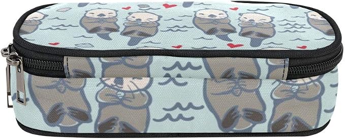 ANANGTEE Sea Otters Pencil Case Pouch - Image 2