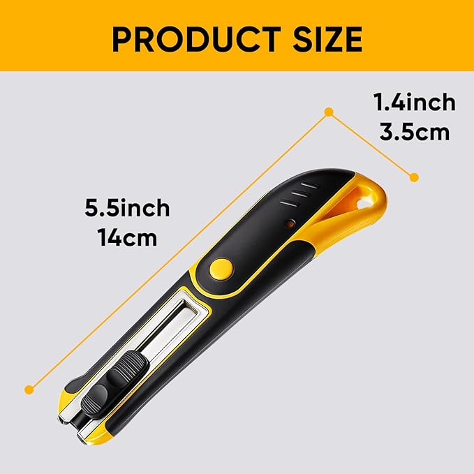 STEELITE Plexiglass Cutter Acrylic Cutting Knife and 13 Pcs Blade Set - Image 5