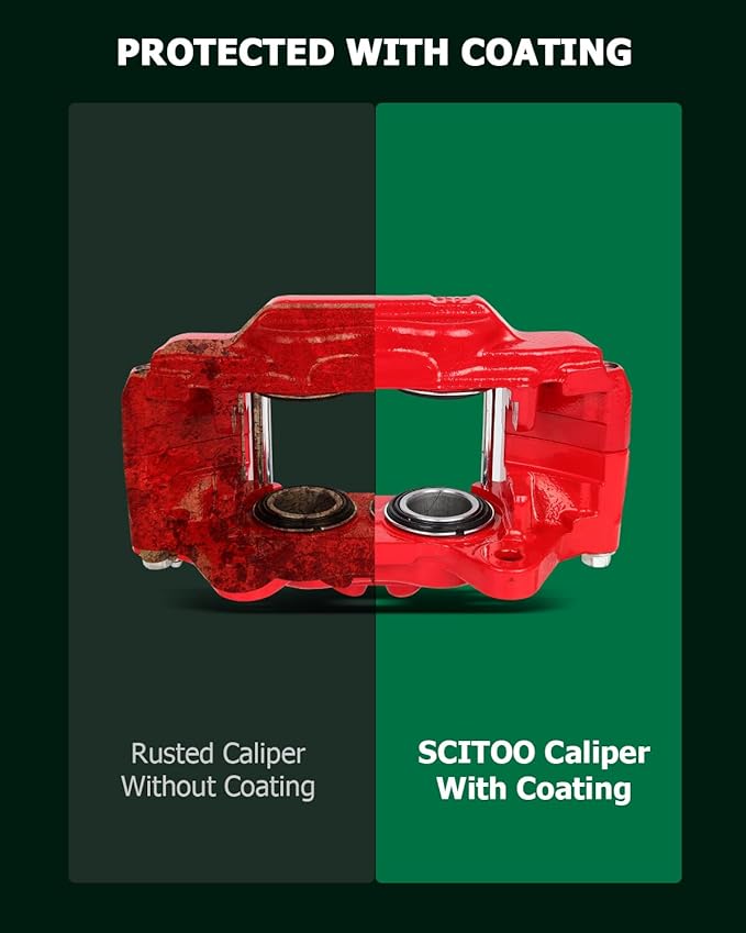 SCITOO Front Left & Right Brake Calipers 19-2984 19-2985 Compatible For Toyota For 4runner 2003-2009,For Toyota For Tacoma 2005-2017
