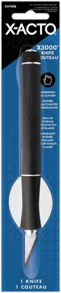 X-ACTO Rubber-Barrel Hobby Knife, X3000 Knife, Includes Three #11 Blades by Unknown