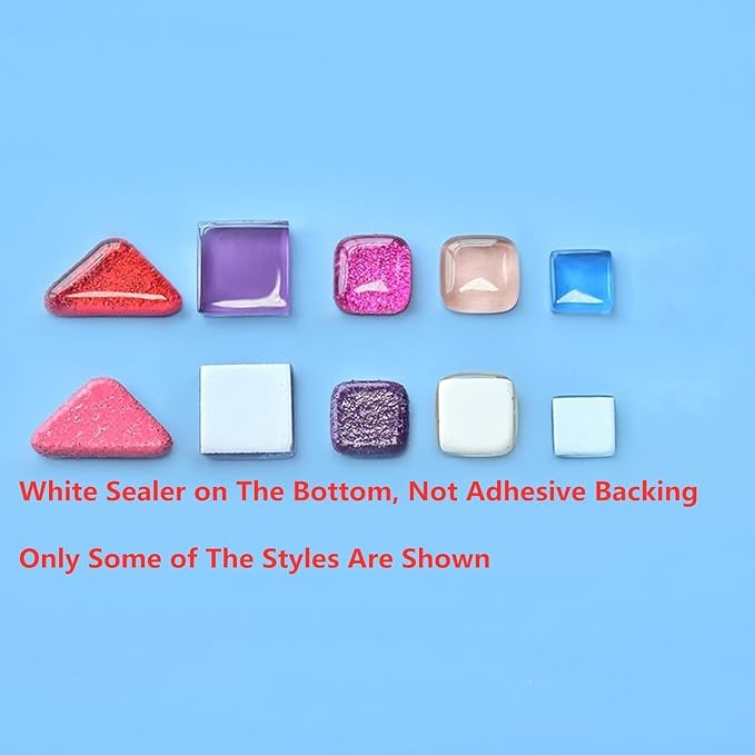 1.1LB Mixed Color Irregular Crystal Mosaic Tiles, Tiny Mini Mosaic Tile DIY - Image 3