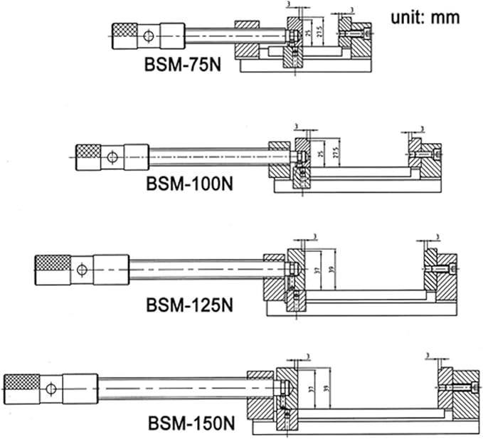 KAKA INDUSTRIAL Drill Press Clamping Vice,Precise Drilling Press Vise (BSM-75N)