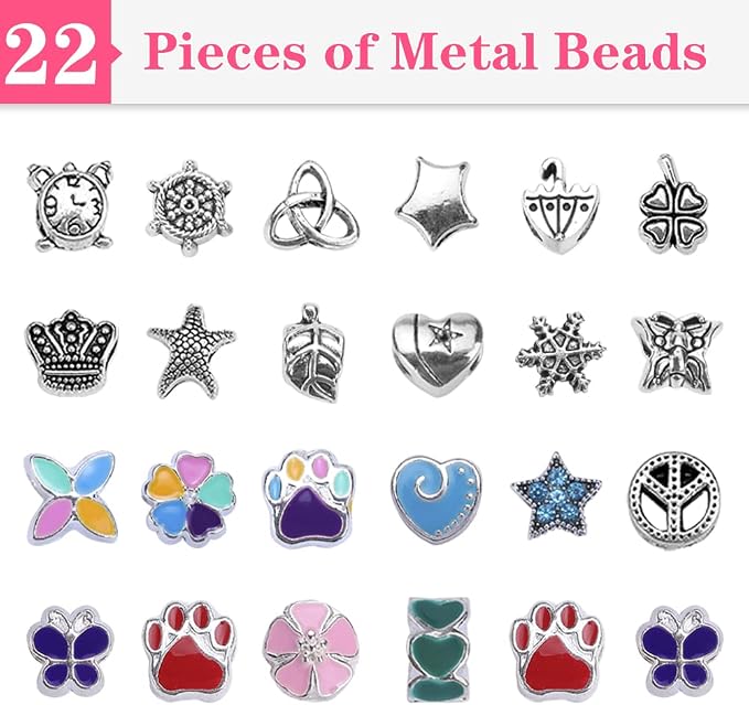 VICTLOV Charm Bracelet Making Kit, DIY Craft - Image 4
