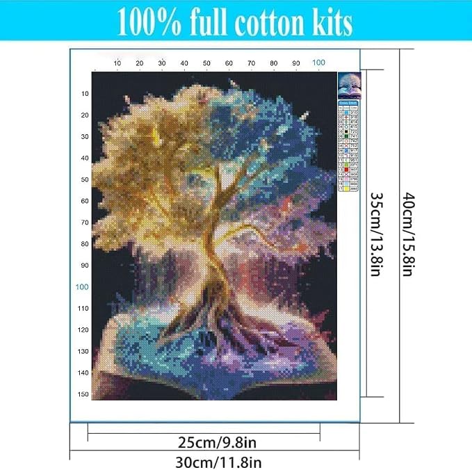 Tree of Life Stamped Cross Stitch Kits - Image 6