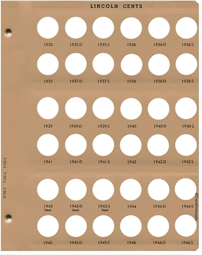 Dansco US Lincoln Wheat Cent Coin Album 1909 - Image 4