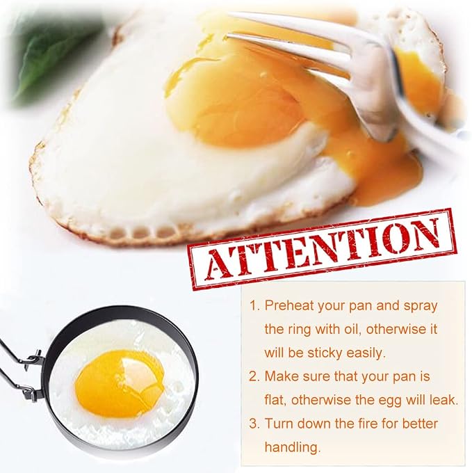 COTEY 3.5" Egg Rings Set of 2 - Image 8