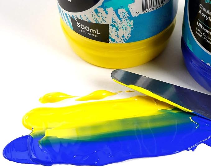 Mont Marte Signature Basic Color Acrylic Paint Set, Semi-Matte Finish, Suitable - Image 3