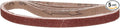 3/8 x 21 Inch Sanding Belt, 5 Pcs 80 Grit Knife Sharpener Belts Work Sharpening for Belt Sander Knife Carving Tool Metal Working