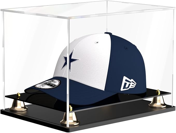 Hat Display Case Clear Acrylic Hat Display Box Assemble Baseball Cap Holder by XINISS