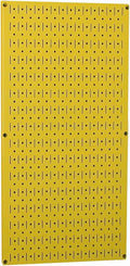 Wall Control Pegboard 32in x 16in Yellow Metal Pegboard Tool Board Panel