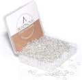 BEADNOVA 6mm Jump Rings Silver Jump Rings by BEADNOVA