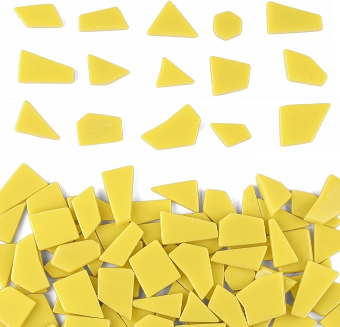 Youway Style Yellow Glass Mosaic Tiles by YouwayStyle