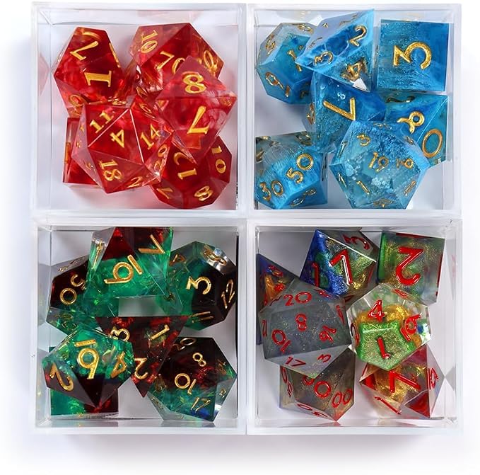 Sharp Edge Dice Set for DND for Dungeons and Dragons Ttrpg Games - Image 5