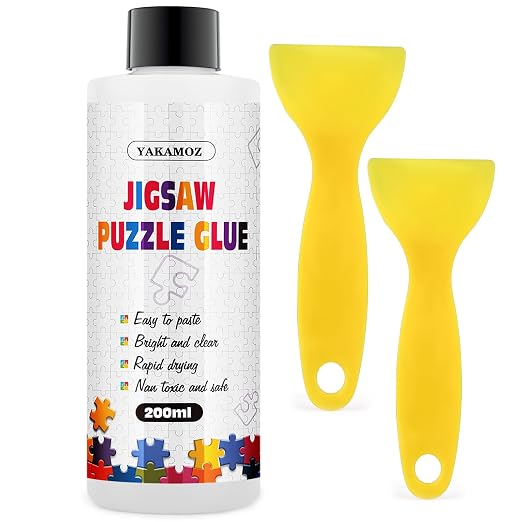YAKAMOZ Clear Jigsaw Puzzle Glue by YAKAMOZ