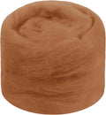 JeogYong Needle Felting Wool, 1.76oz Wool Roving Chunky Wool Yarn, Light Camel by JeogYong