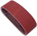 4 x 24 Inch Sanding Belt, 80 Grit Aluminum Oxide Belt Sander Belts 4x24,12 Pack (4x24in,80 Grit)