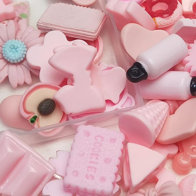 Chenkou Craft 50pcs Lots Mix Assorted Bow Bottle Phone Case DIY Flatbacks Resin - Image 2