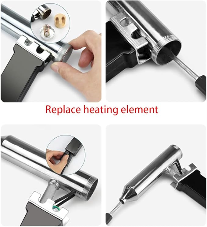 Beyondlife 1080W Plastic Heat Welding Hot Air Torch Welding with Nozzle Hose Kit for Welding Machine, Adjustable Temperature