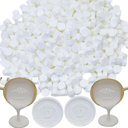 300pcs Ivory White Wax Seal Beads, Atopbb Premium Sealing Wax Beads by Unknown
