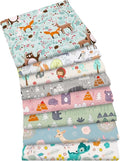 Aubliss 8pcs Fat Quarter Fabric Bundles 100% Cotton 20'' x 20'' Quilting Cotton by Aubliss