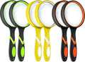 Leffis 6 Pack Magnifying Glass, 10X Non-Slip Handheld Reading Magnifier by Leffis