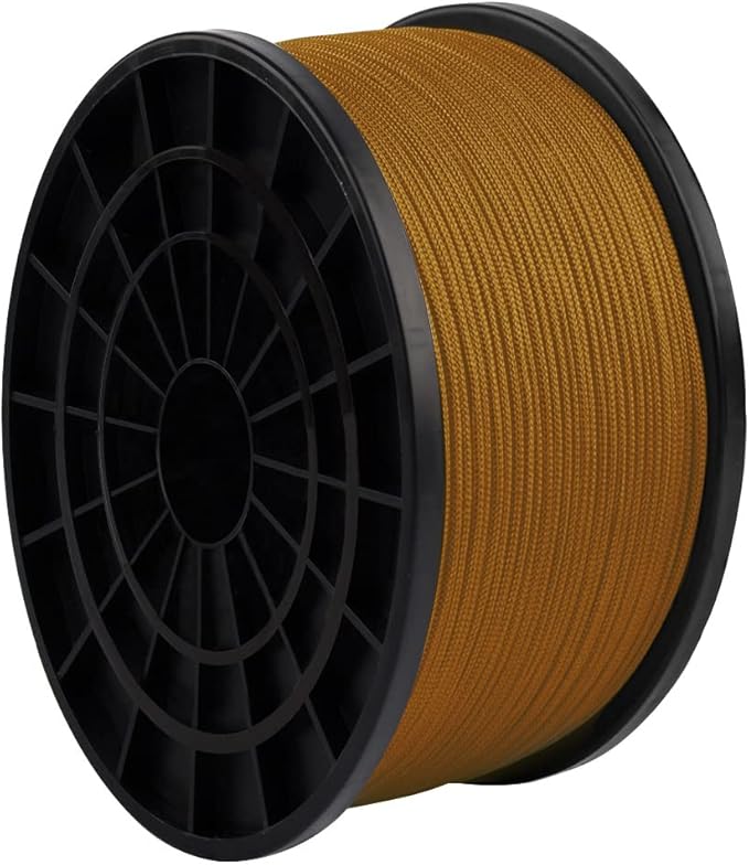 HERCULES Type III Paracord 550 Paracord Rope Parachute Cord, 250' Coyote Brown for Camping Cord, Survival Rope