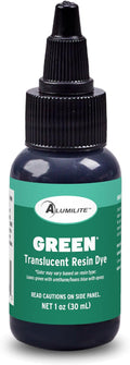 Alumilite Liquid Dye Green 1 Oz, Highly Concentrated Dye by Alumilite