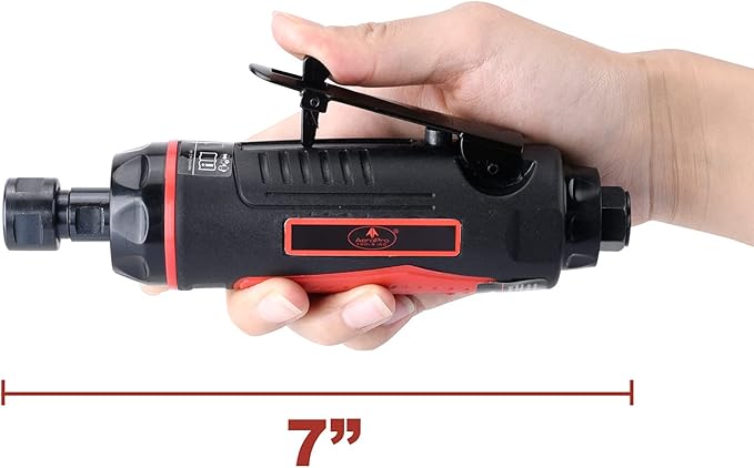 AEROPRO TOOLS 1/4-Inch Mini Air Straight Die Grinder AP17314 with 1/4 collect, 22000 RPM