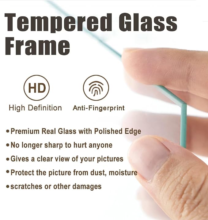 12x16 Picture Frame with Real Glass set of 2-Vintage Frames - Image 5