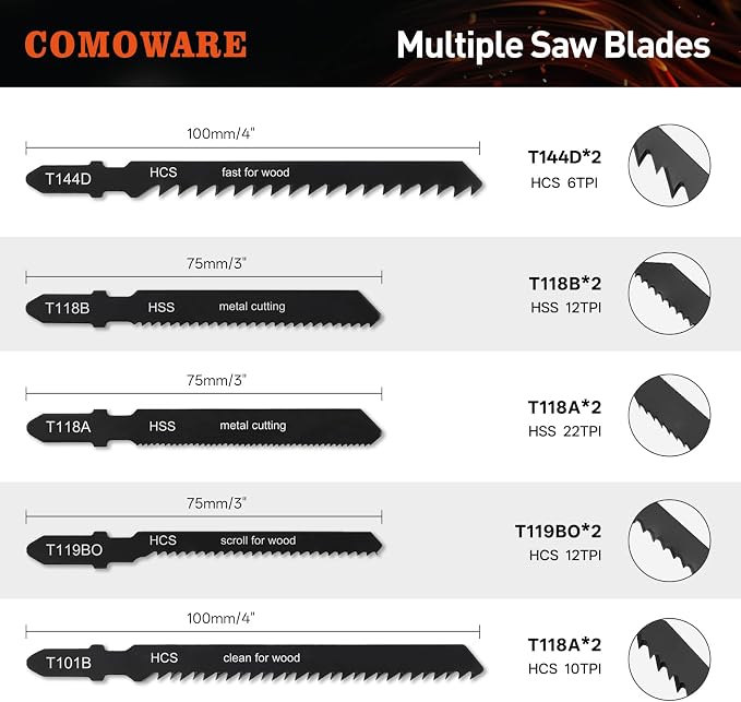 COMOWARE 17Pcs Handsaw & File Set - Image 3