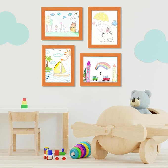 Kids Art Frames, 8.5x11 Front Opening Kids Artwork Frames Changeable, Holds 50 - Image 5