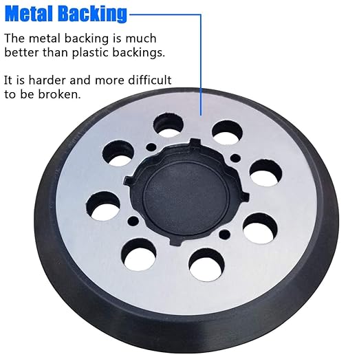 5-Inch Hook and Loop Random Orbit Sander Replacement Pad,Metal Backing Sanding Pad for DWE64233 & N329079, Fit for DWE6421,DWE6421K,DWE6423,DWE6423K,DCW210