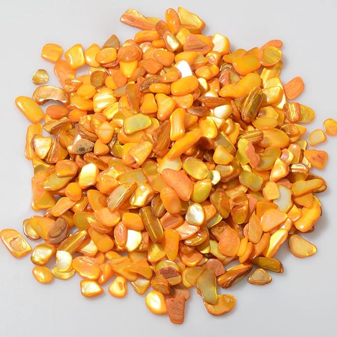 QICQDRAM Crushed Shells for Crafts About 1LB Small Natural Crushed Shells Bulk - Image 2