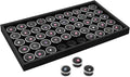 Ikee Design Black Foam Gem Jars Showcase Stackable Display Tray by IkeeDesign