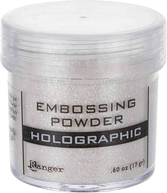 Ranger EPJ00-709 Embossing Powder .60oz, Holographic, 1.75 x 1.5 x 1.5 by Unknown