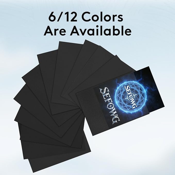 600 Count Black Card Sleeves, Matte Card Sleeves, Standard Magic Cards Sleeve - Image 5