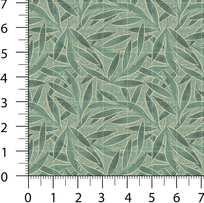 Tropical Patchwork Fabric Panel 100x155 cm – 100% Cotton Satin, 6 Coordinated - Image 9
