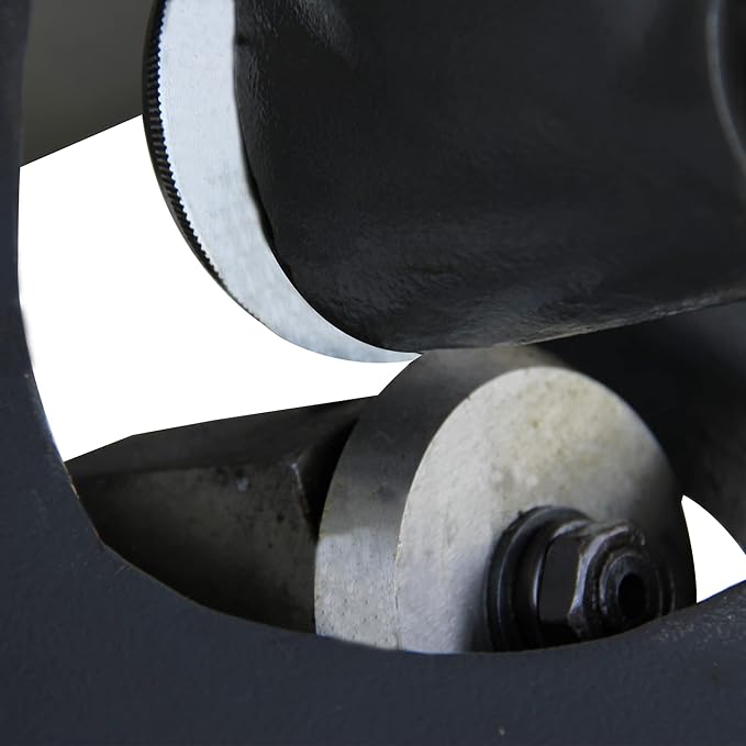 KAKA INDUSTRIAL MMS-3 Cast-Iron Multiple Purpose Throatless Sheet Metal Shear, High Accuracy, High Adjustability, Easy Operation Sheet Metal Cutter with 0.059-Inch Cutting Capacity