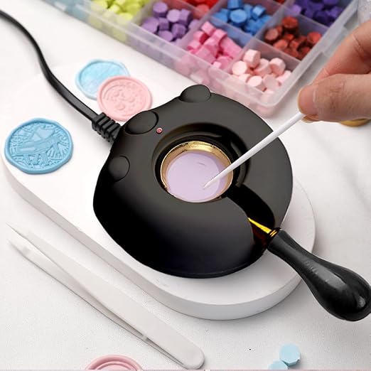 Electric Wax Seal Warmer, Wax Seal Stamp and Melting Wax Seal Sticks Sealing - Image 2