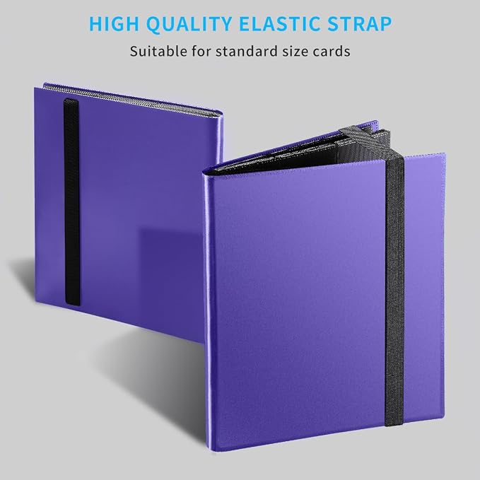 Card Binder, Upgraded 9 Pockets Trading Card Collection Binder - Image 4