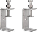 2 Pack 304 Stainless Steel C Clamps with 75mm/2.95" Stable Wide Jaw Opening Tiger Clamp for Woodworking Welding Construction Household Mount