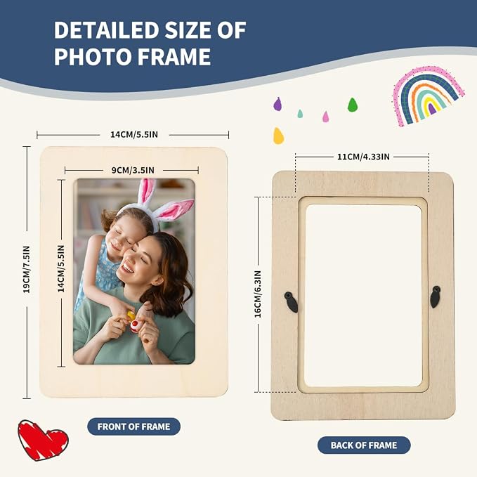 zjdbset Picture Frame Painting Craft Kit - Image 2