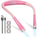 Glocusent Book Light, 3-Color & 6-Brightness Reading Light, Bendable Neck Light by GLOCUSENT