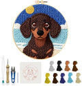 INFUNLY Dachshund Punch Needle Kits by INFUNLY
